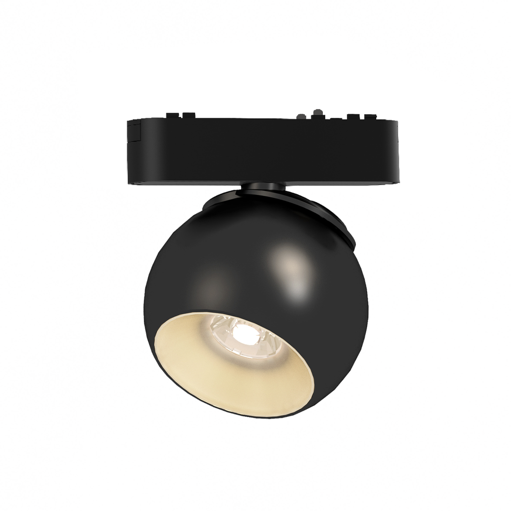 SPOT CIRCULAR LED PARA RIEL MAGNETICO NEGRO 12W WW LIGHT-TE