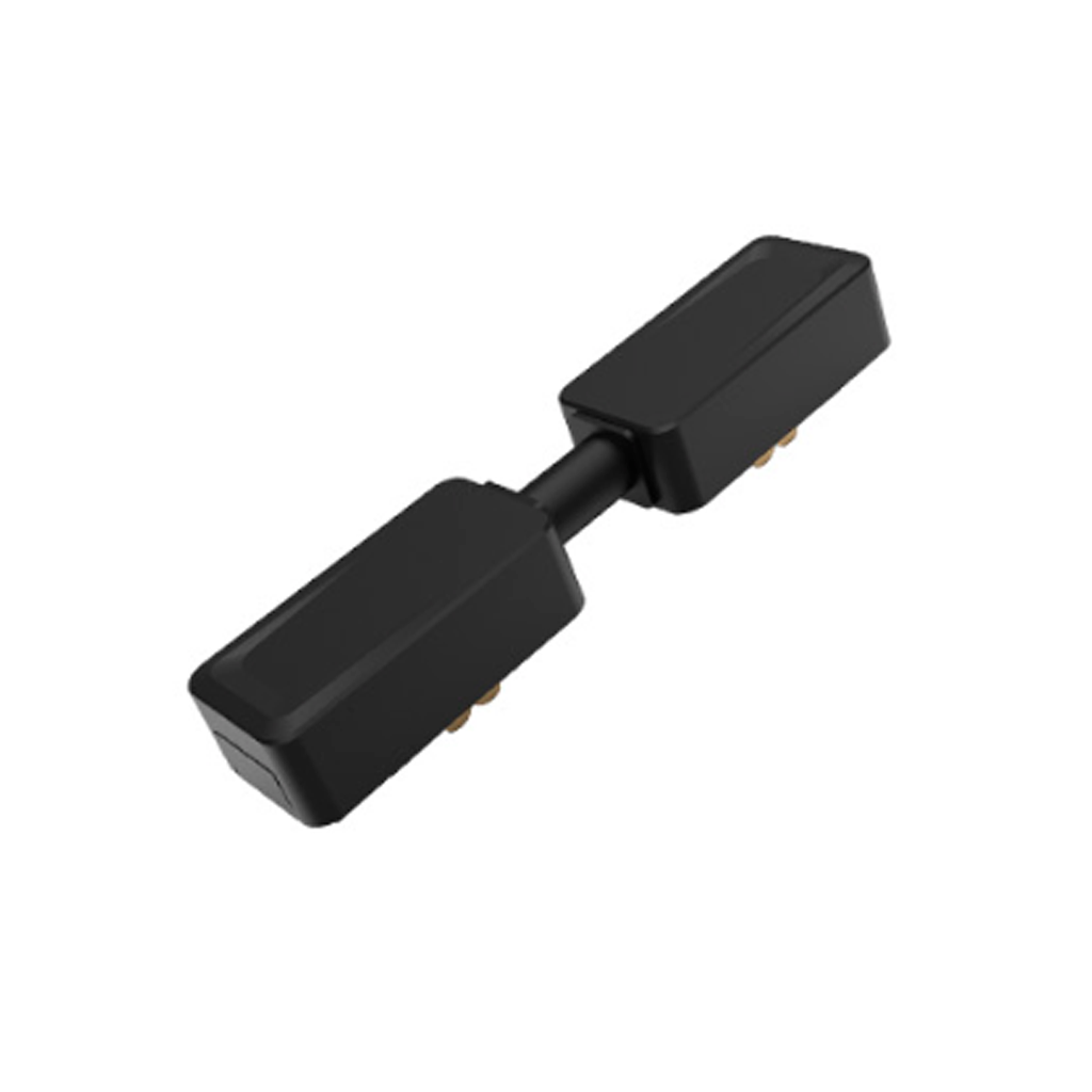 UNION PARA RIEL MAGNETICO DE EMPOTRAR TIPO  PULG.I PULG. COLOR NEGRO 