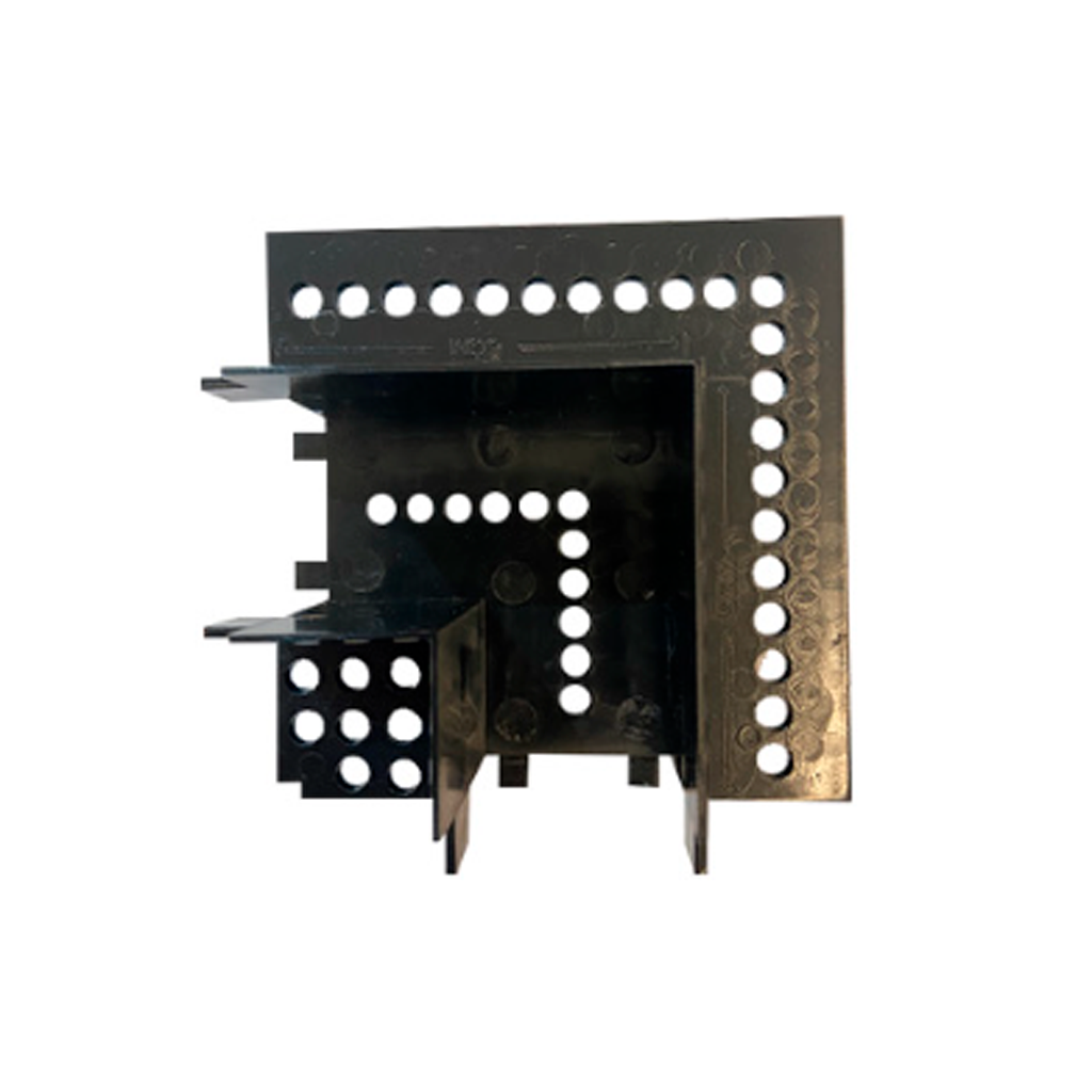 ACCESORIO PARA RIEL MAGNETICO DE EMPOTRAR EN  PULG.L PULG. COLOR NEGRO
