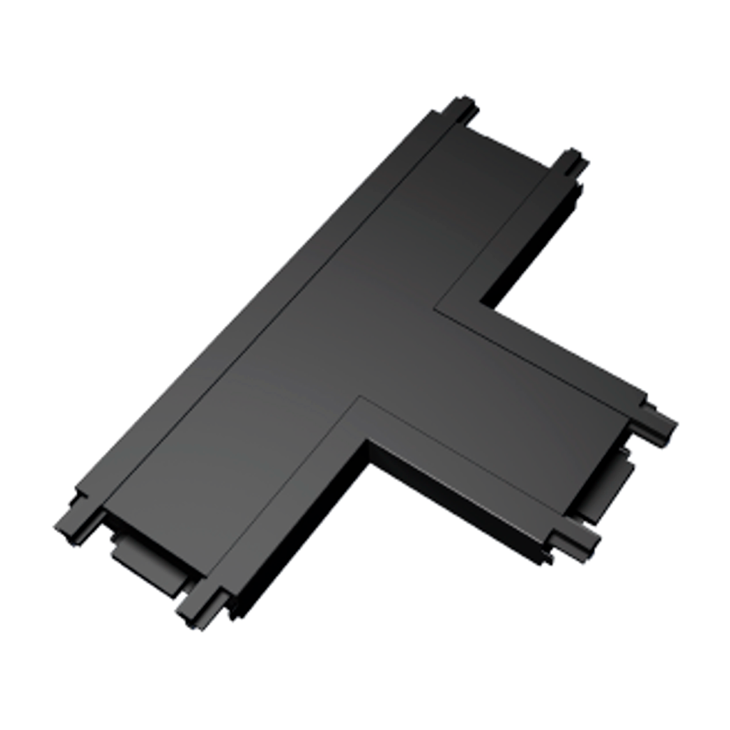 UNION PARA RIEL MAGNETICO DE SOBREPONER TIPO  PULG.T PULG. COLOR NEGRO