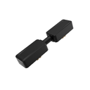 UNION PARA RIEL MAGNETICO DE EMPOTRAR TIPO  PULG.I PULG. COLOR NEGRO 